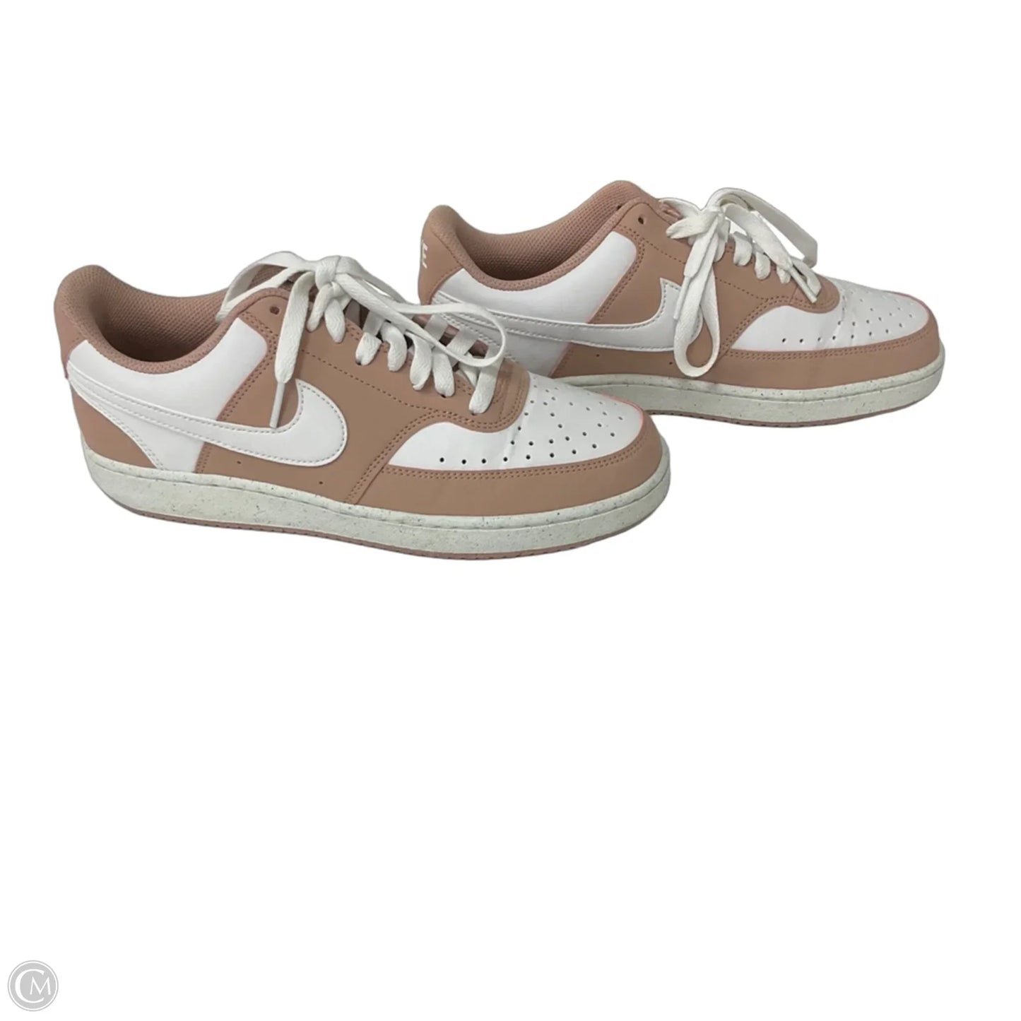 Shoes Sneakers By Nike In Pink & White, Size: 9