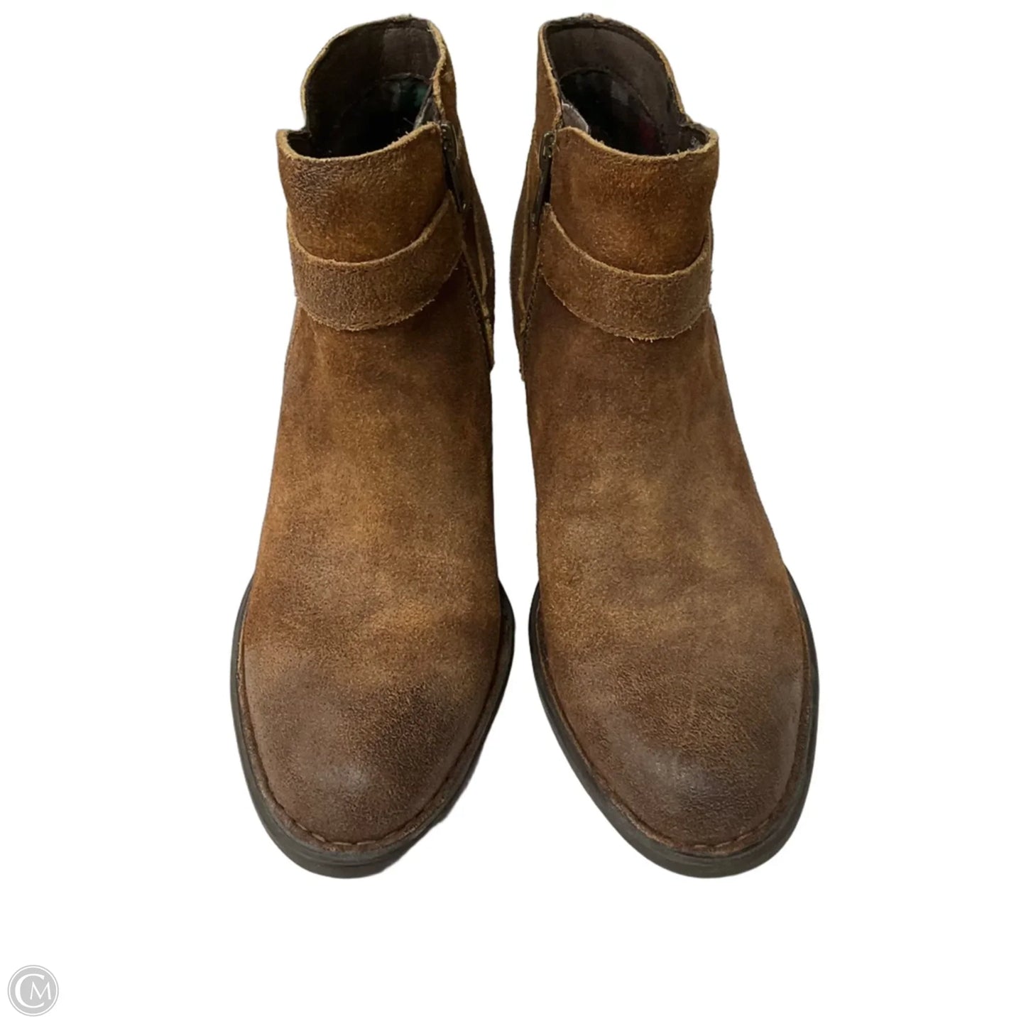 Boots Ankle Flats By Born In Brown, Size: 8