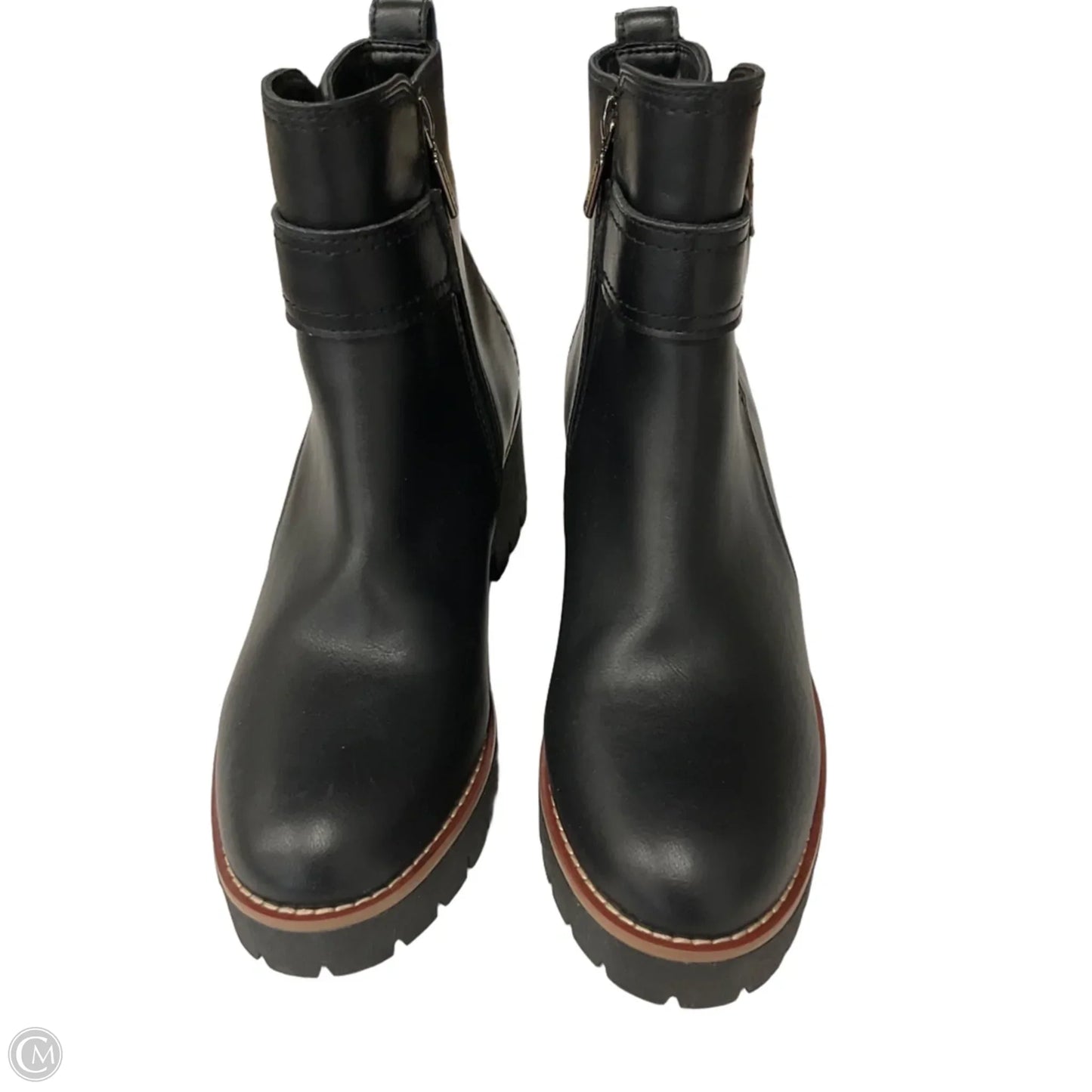 Boots Ankle Flats By Blondo In Black, Size: 8