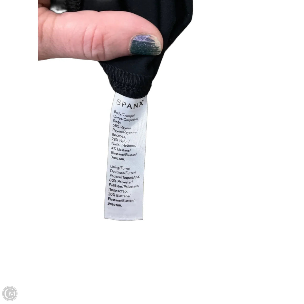 Athletic Leggings By Spanx In Black, Size: M