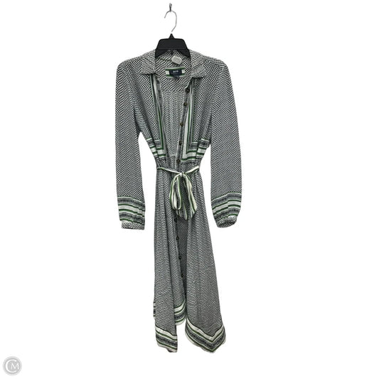 Dress Casual Midi By Maeve In Blue & Green, Size: S