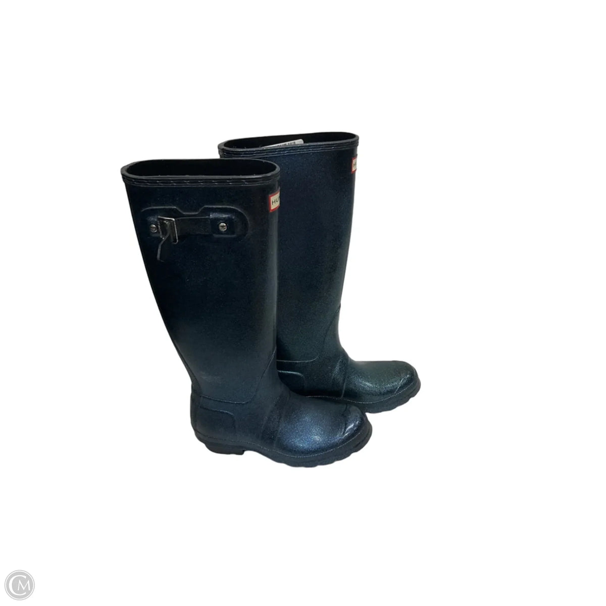 Boots Designer By Hunter In Blue, Size: 6