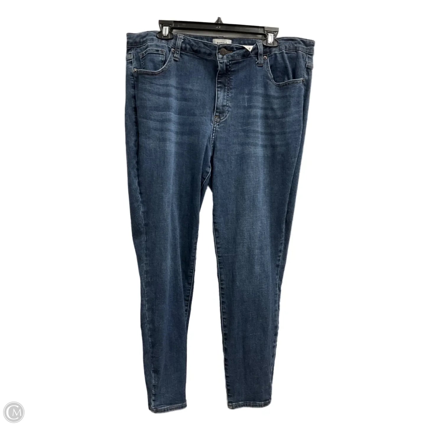 Jeans Skinny By Pistola In Blue Denim, Size: 18