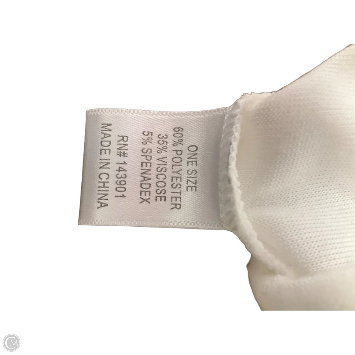 Poncho By Coco And Carmen In White, Size: Osfm
