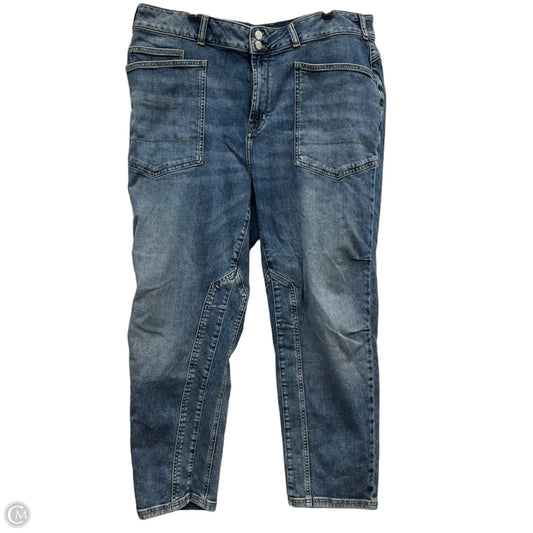 Jeans Wide Leg By Pilcro In Blue Denim, Size: 18