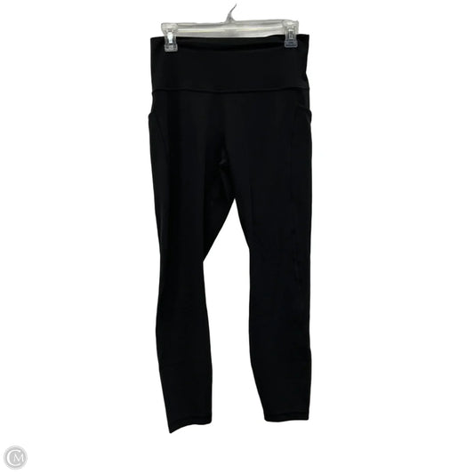 Athletic Leggings By Lululemon In Black, Size: 10
