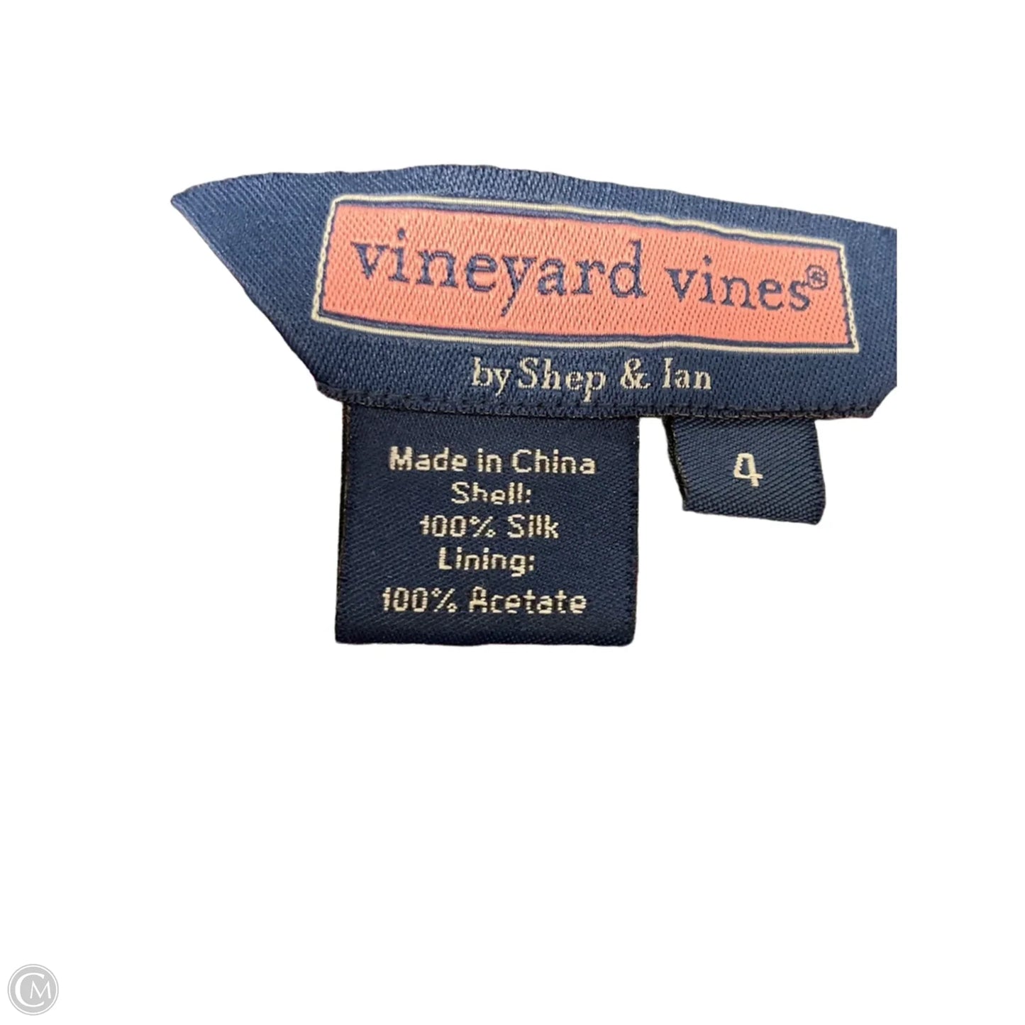 Top Sleeveless By Vineyard Vines In Blue & Pink, Size: 4