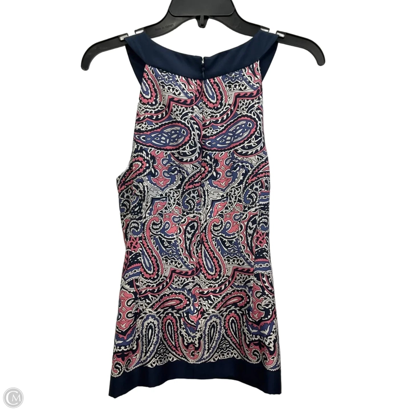 Top Sleeveless By Vineyard Vines In Blue & Pink, Size: 4