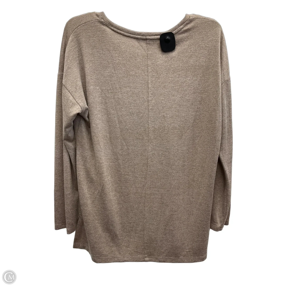 Top Long Sleeve Basic By Banana Republic In Tan, Size: S