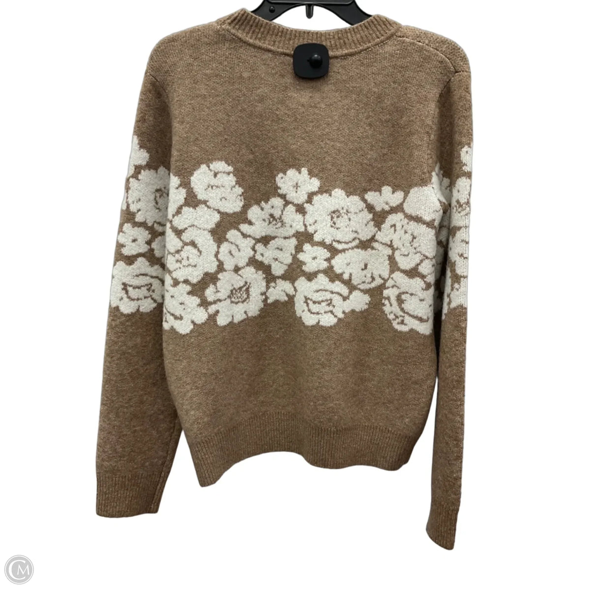 Sweater By Grace + Karma In Tan & White, Size: M