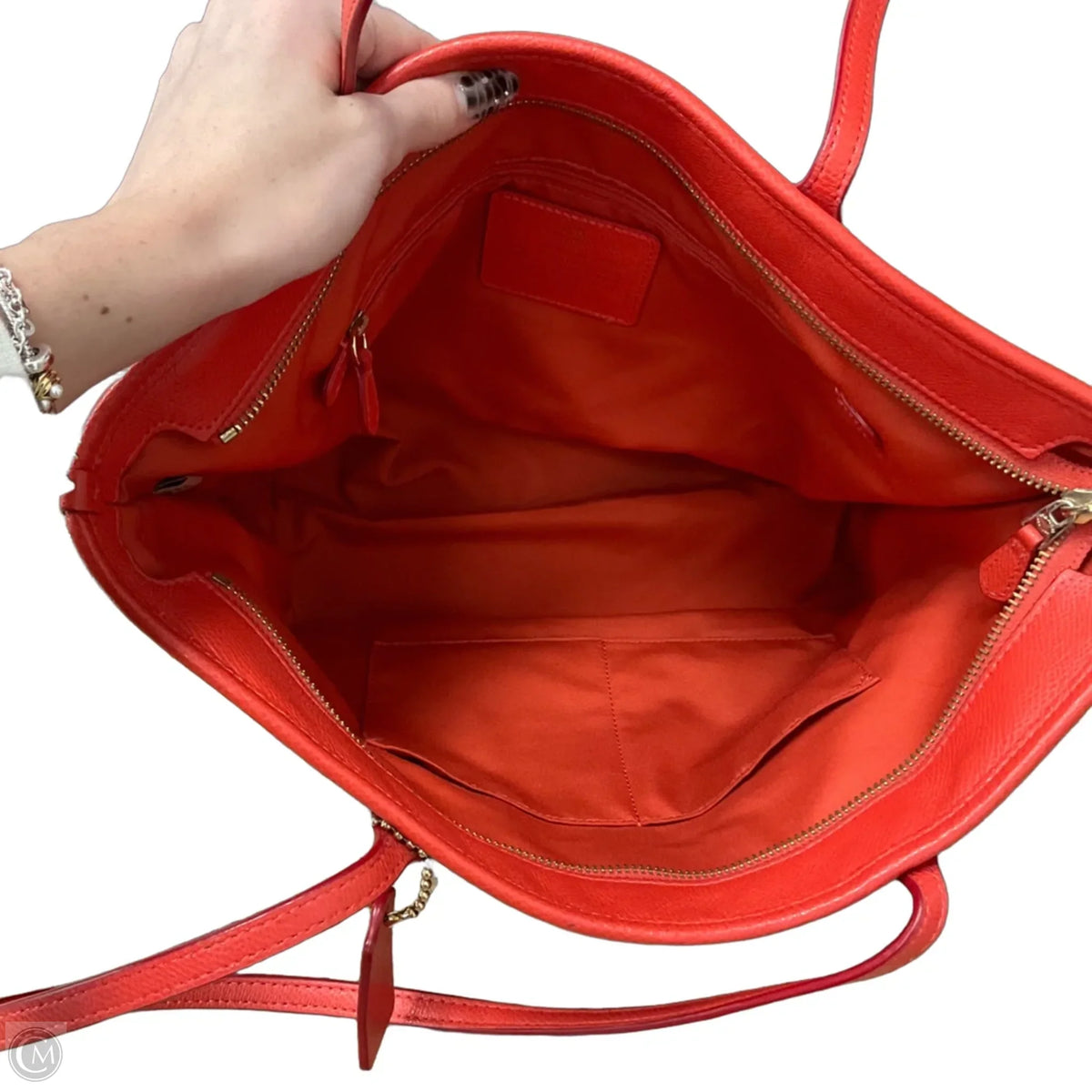 Handbag Designer By Coach, Size: Medium