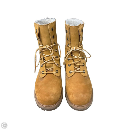 Boots Ankle Heels By Timberland In Yellow, Size: 9