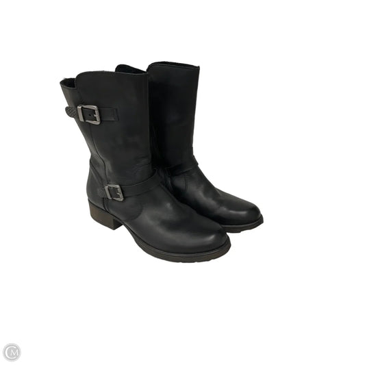 Boots Mid-calf Flats By Riekers In Black, Size: 11