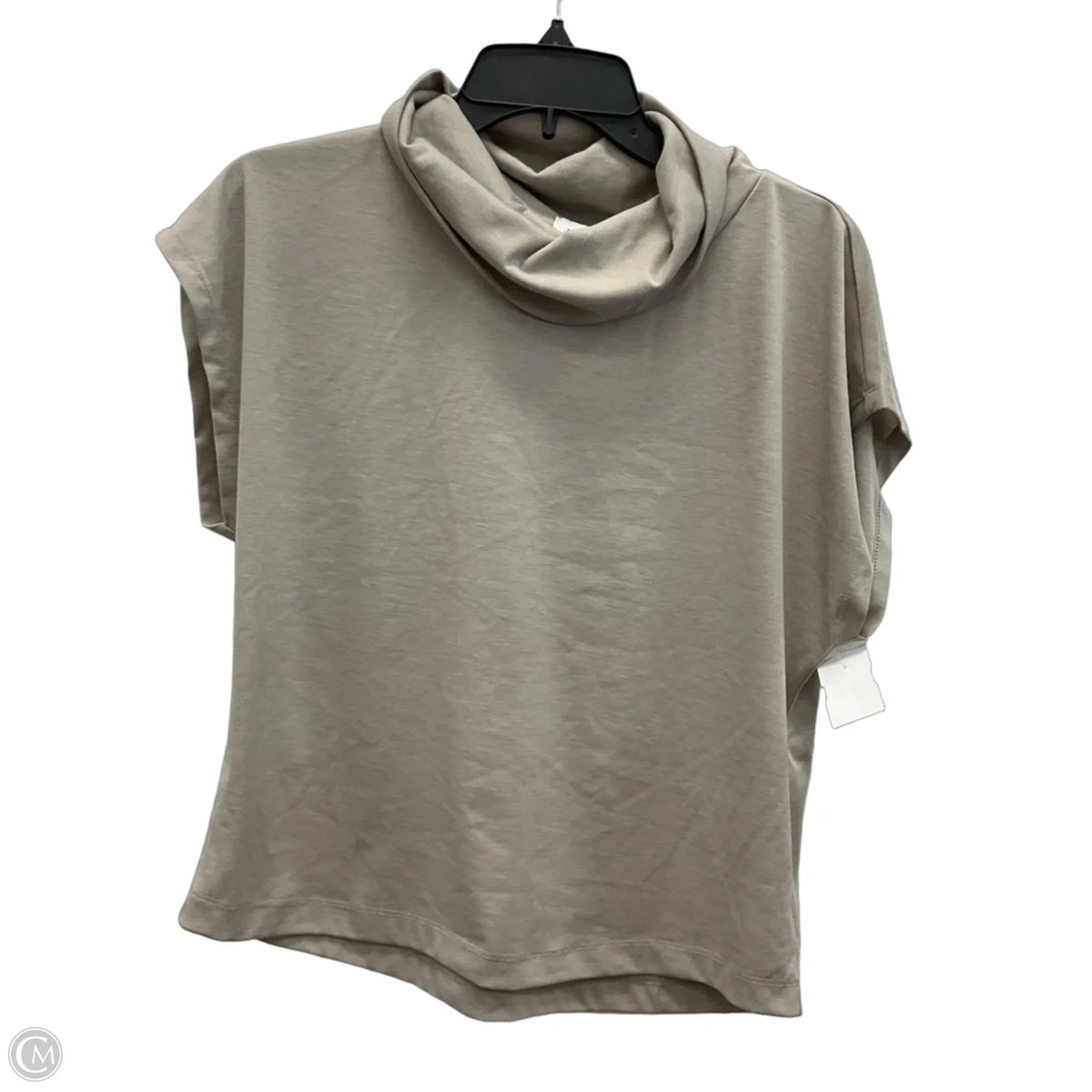 Top Short Sleeve By Evereve In Grey, Size: M