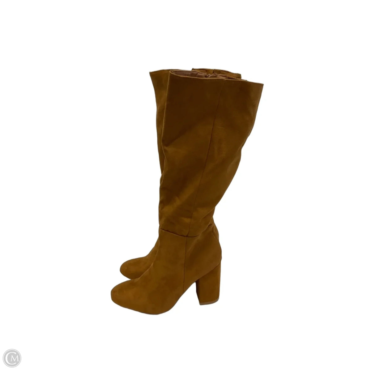 Boots Knee Heels By Coconuts In Orange, Size: 9