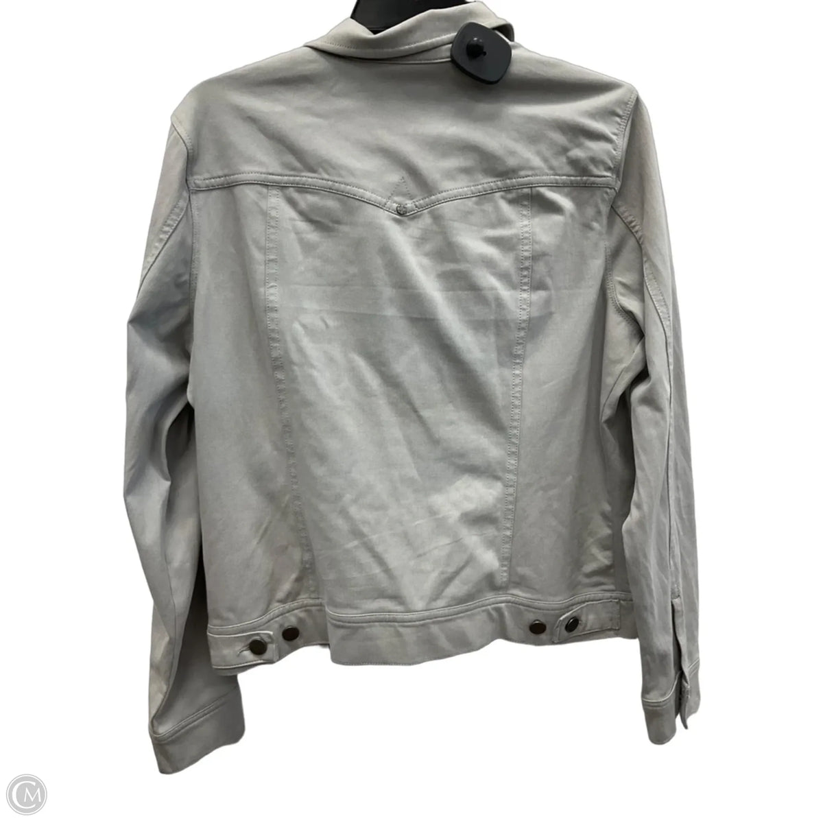 Jacket Denim By Liverpool In Grey Denim, Size: M