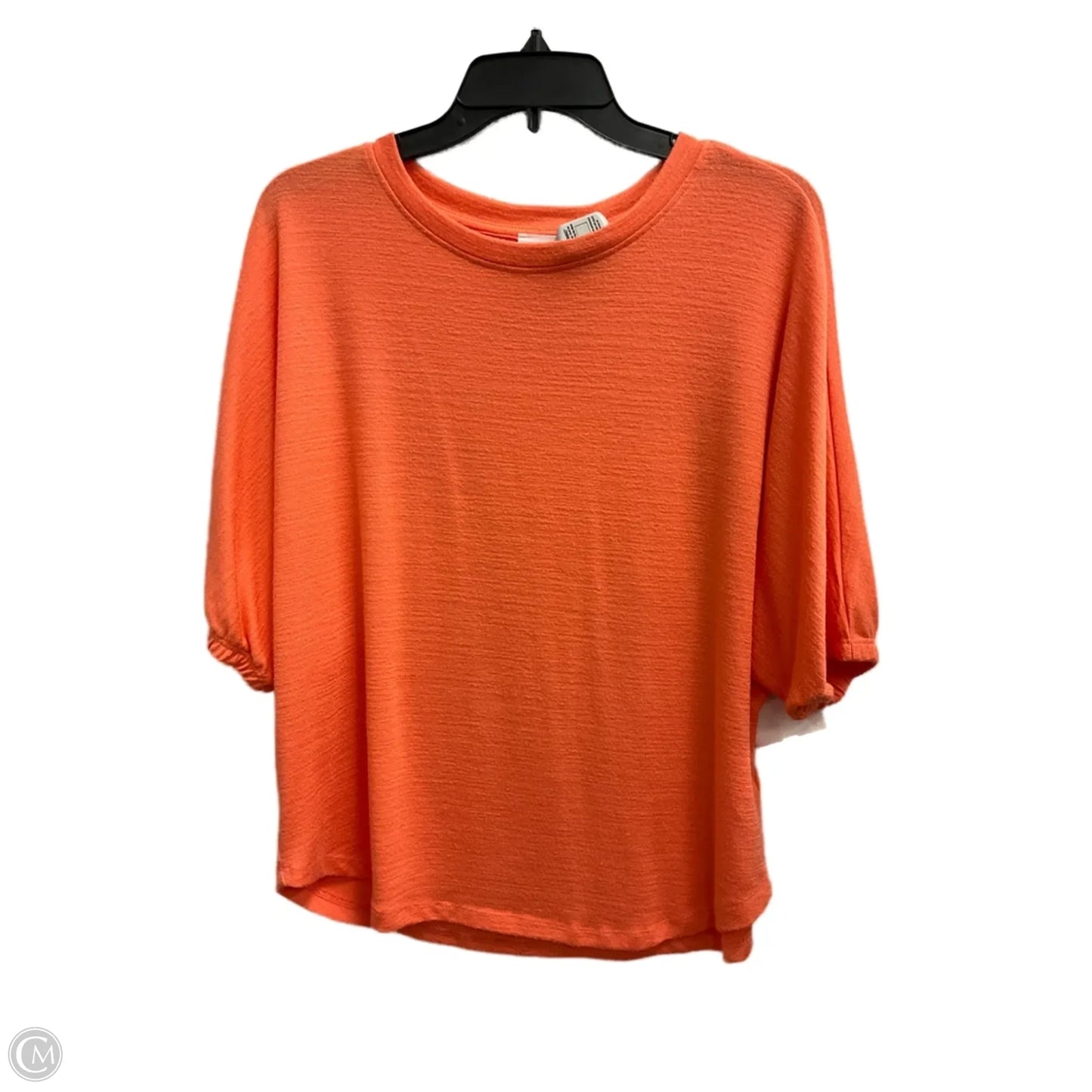 Top Short Sleeve Basic By West Bound In Orange, Size: M