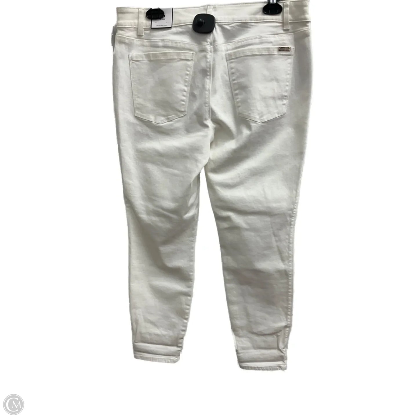 Jeans Skinny By White House Black Market In White Denim, Size: 12