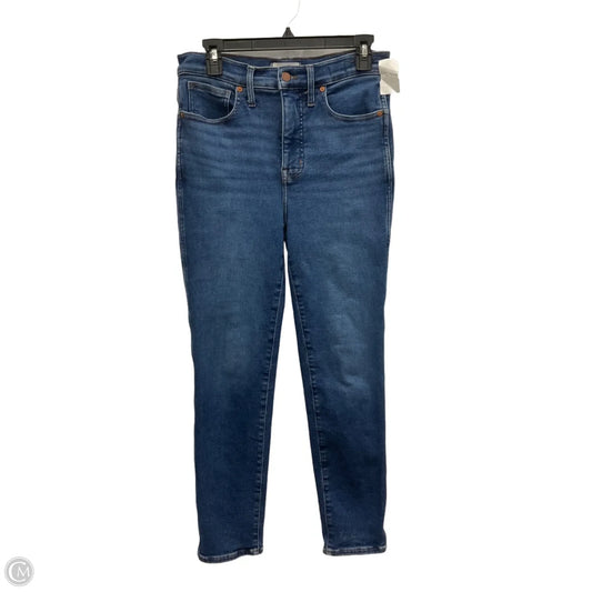 Jeans Straight By Madewell In Blue Denim, Size: 6