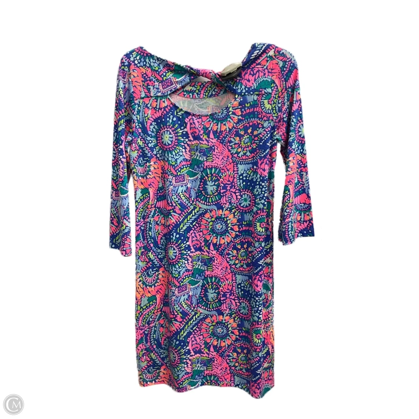 Dress Designer By Lilly Pulitzer In Blue & Pink, Size: S