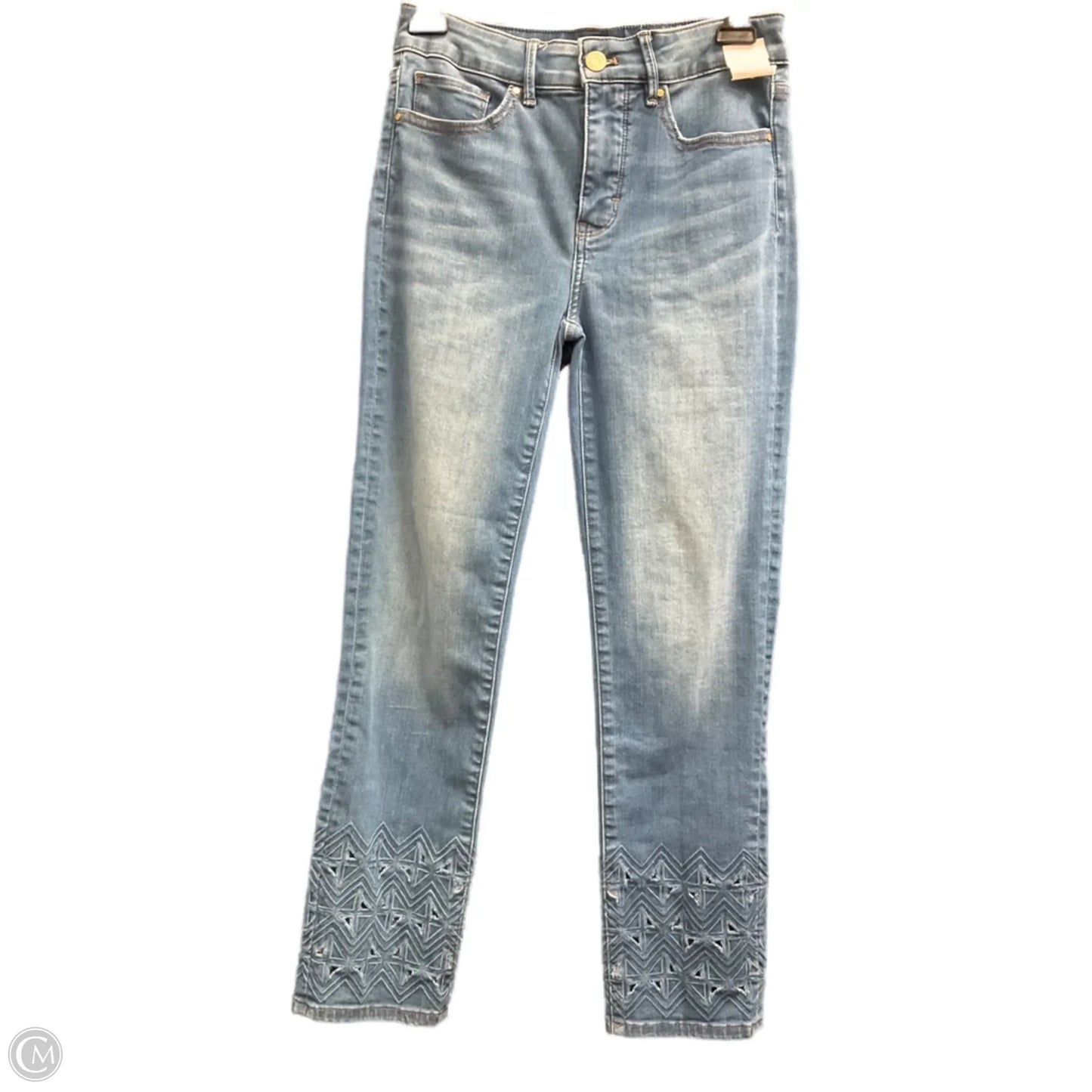 Jeans Cropped By White House Black Market In Blue Denim, Size: 2