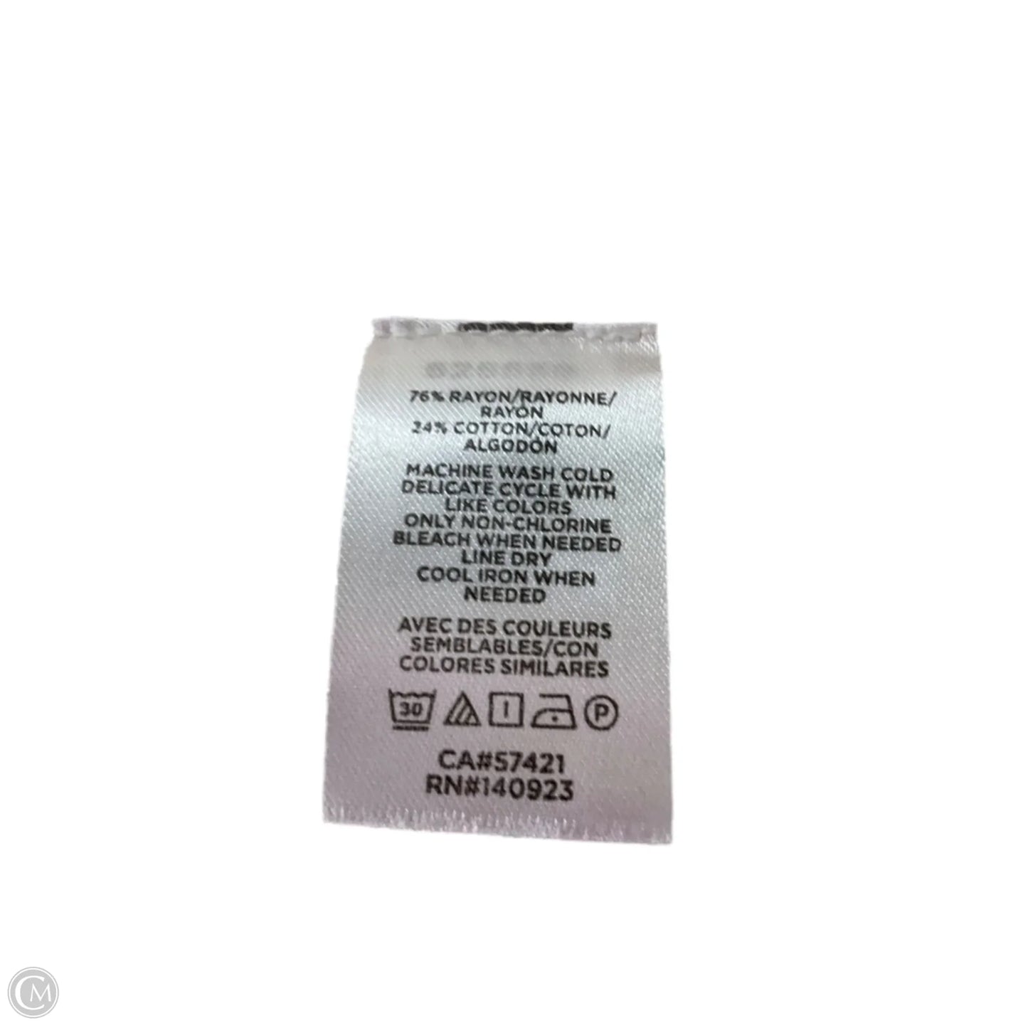 Top Short Sleeve By Lou And Grey In Beige, Size: Xs