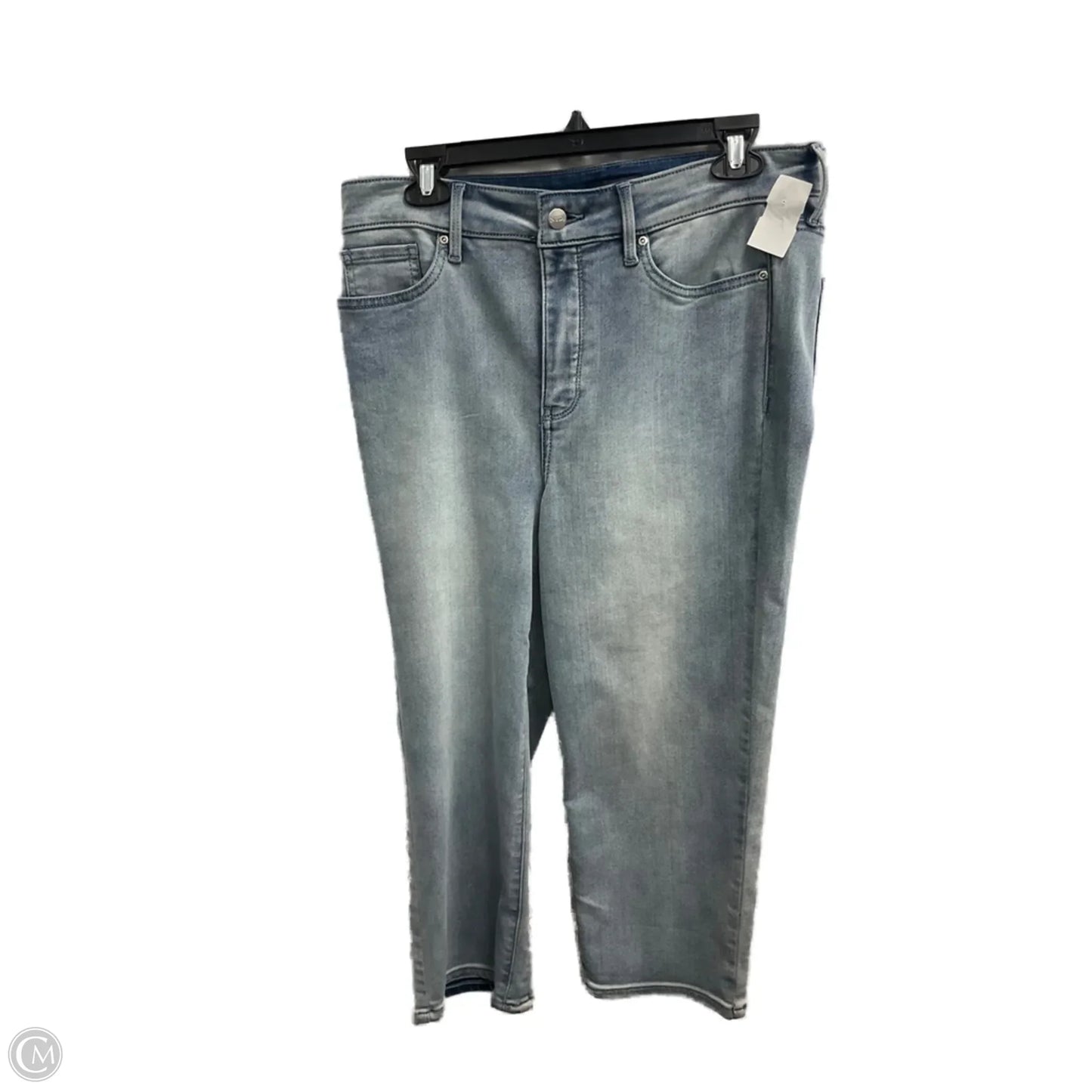 Jeans Straight By Not Your Daughters Jeans In Blue Denim, Size: 10