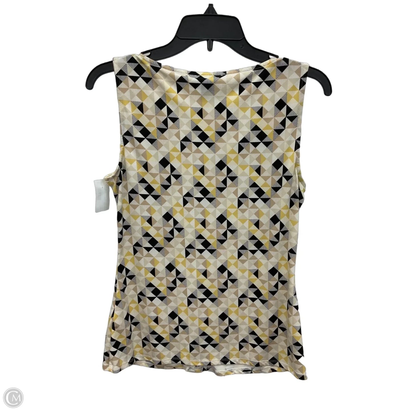 Top Sleeveless By White House Black Market In Tan & Yellow, Size: Xs