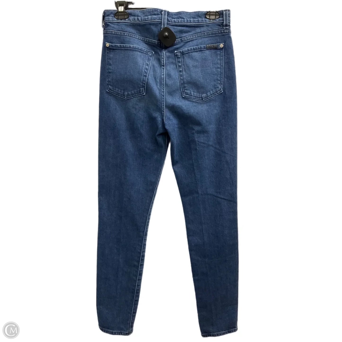 Jeans Skinny By 7 For All Mankind In Blue Denim, Size: 6