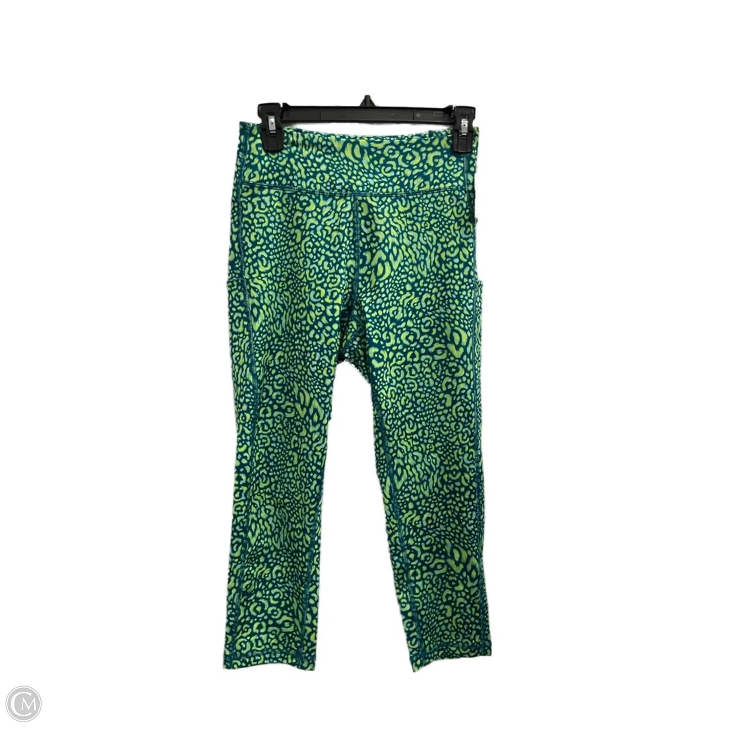 Athletic Capris By Tek Gear In Green, Size: M