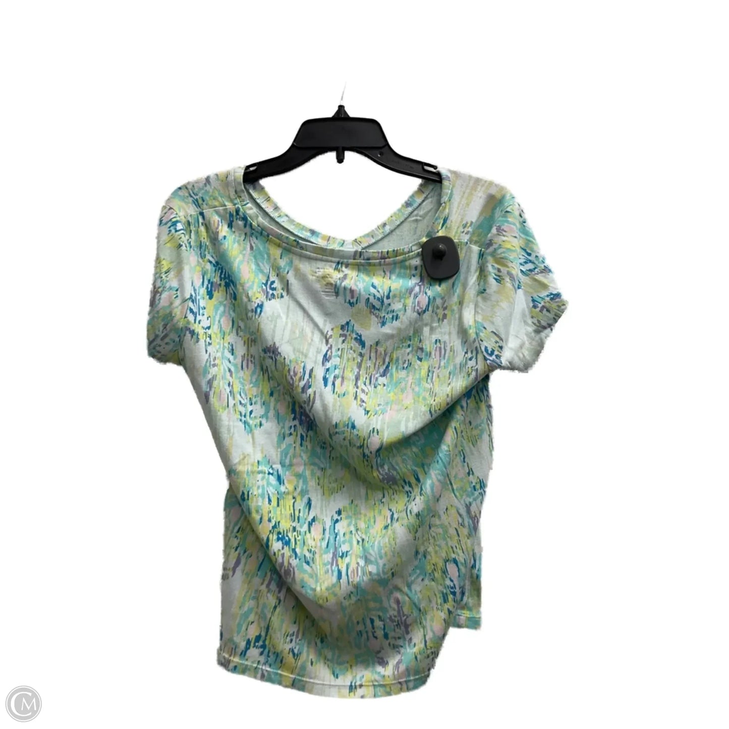 Top Short Sleeve By Sonoma In Blue & Yellow, Size: Lp