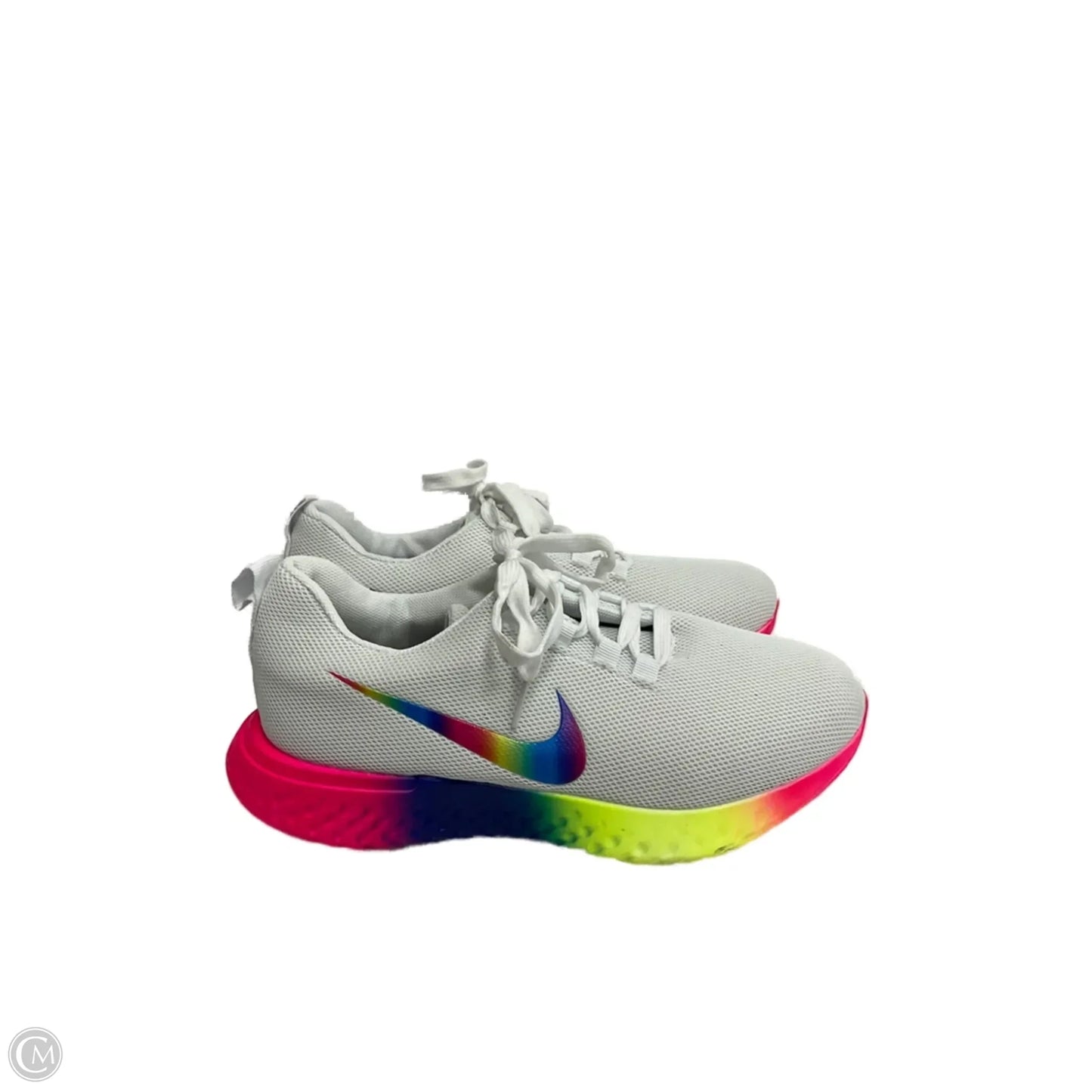 Shoes Athletic By Nike In Rainbow Print, Size: 9