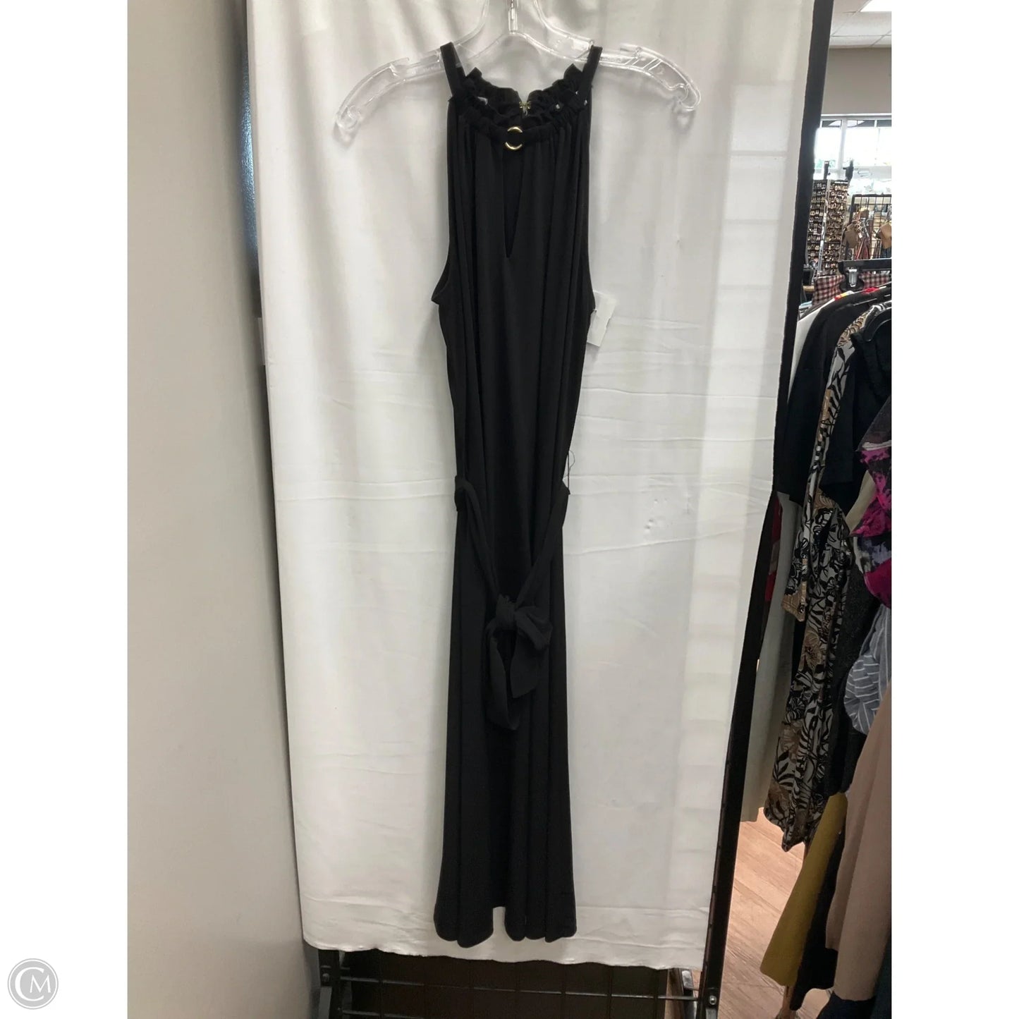 Dress Casual Midi By Michael By Michael Kors In Black, Size: S