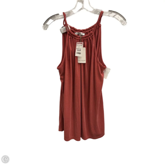 Top Sleeveless By Green Envelope In Red, Size: L