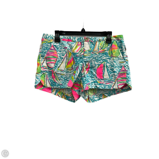 Shorts Designer By Lilly Pulitzer In Blue & Pink, Size: 8