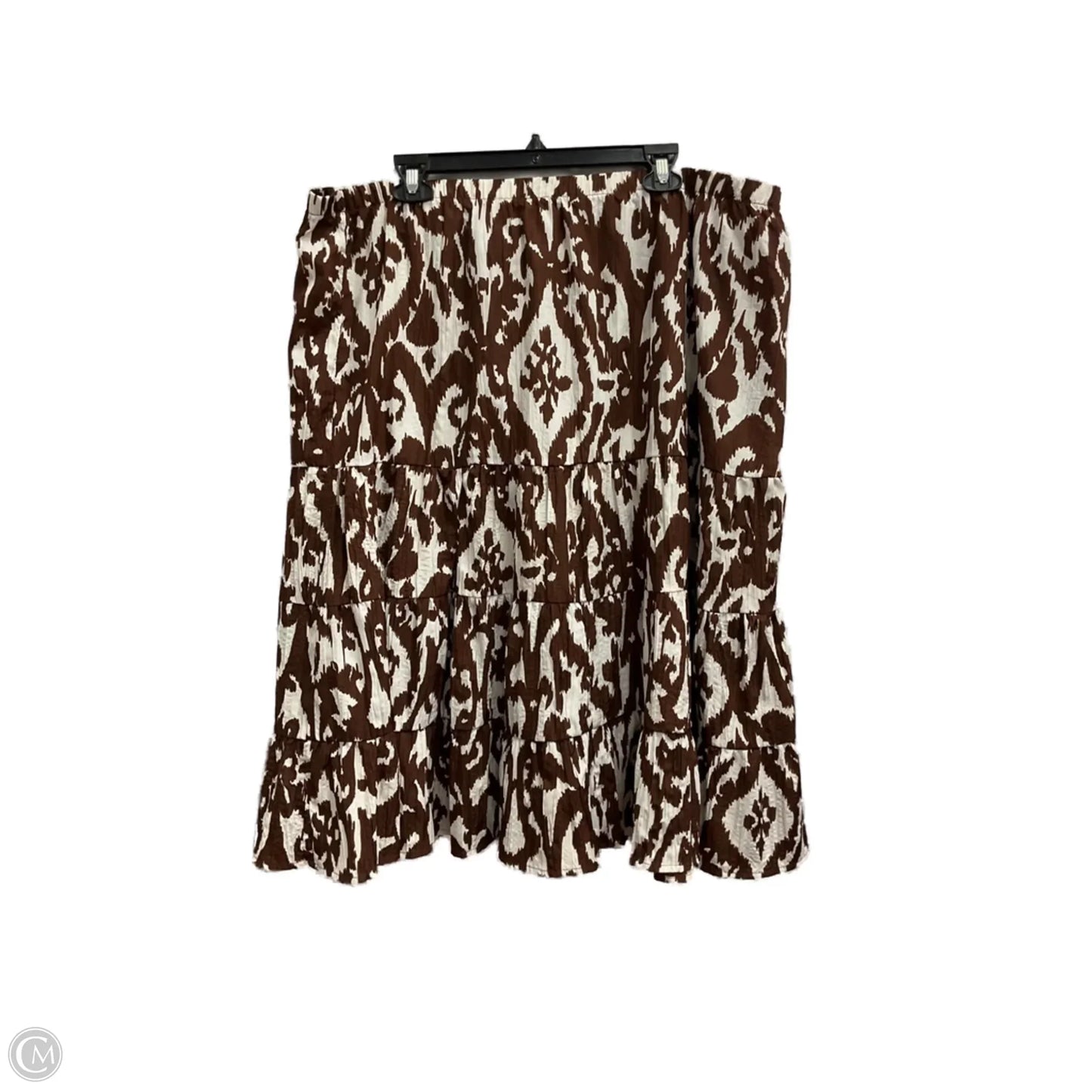 Skirt Maxi By Susan Graver In Animal Print, Size: 2x