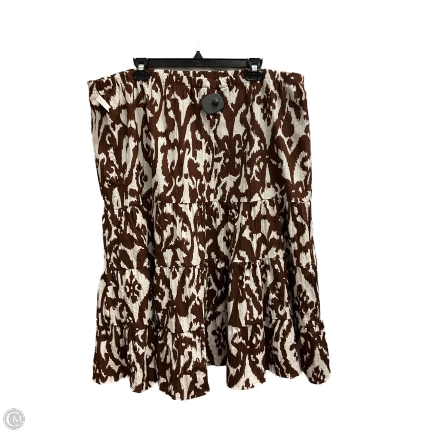 Skirt Maxi By Susan Graver In Animal Print, Size: 2x