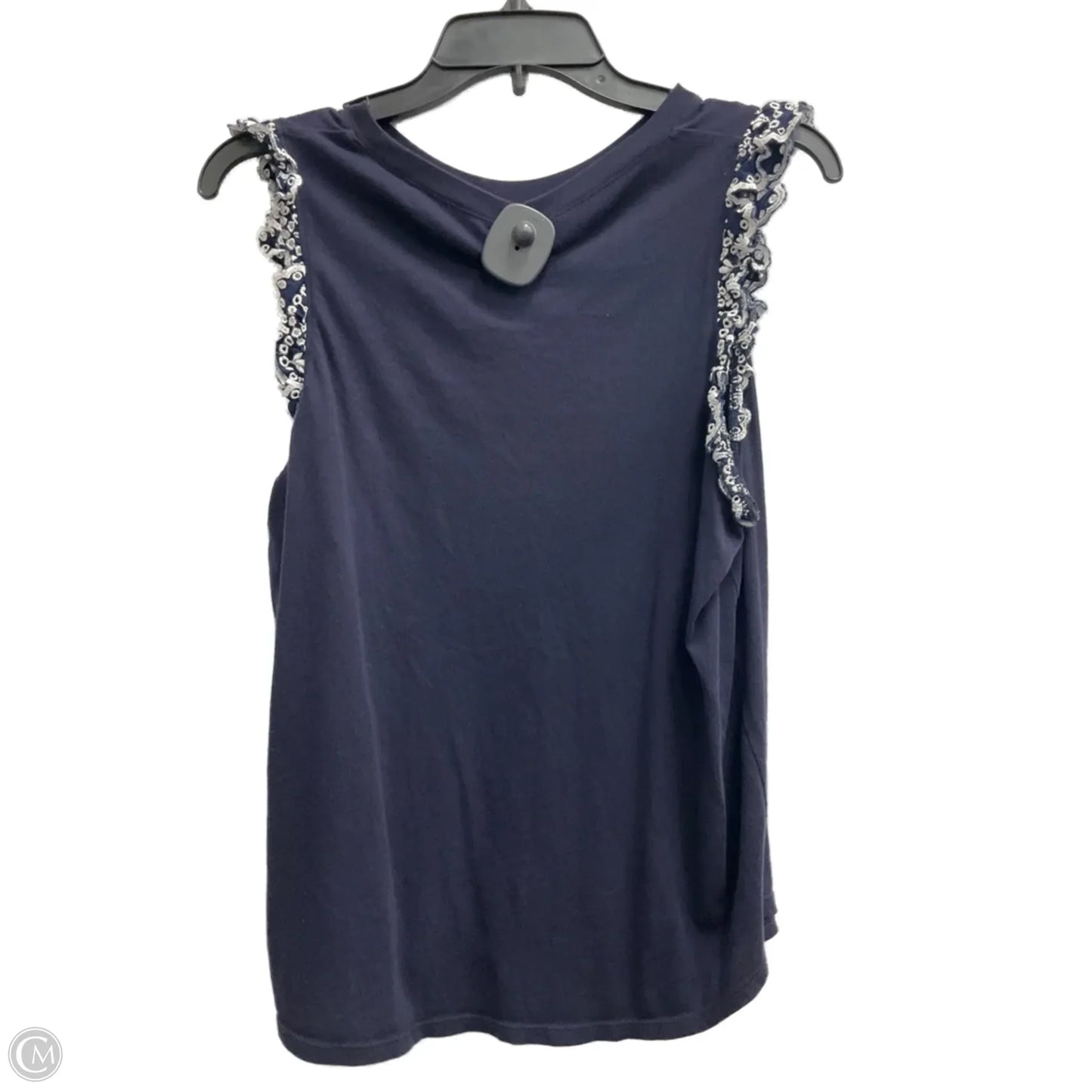 Top Sleeveless Designer By Kate Spade In Navy, Size: L
