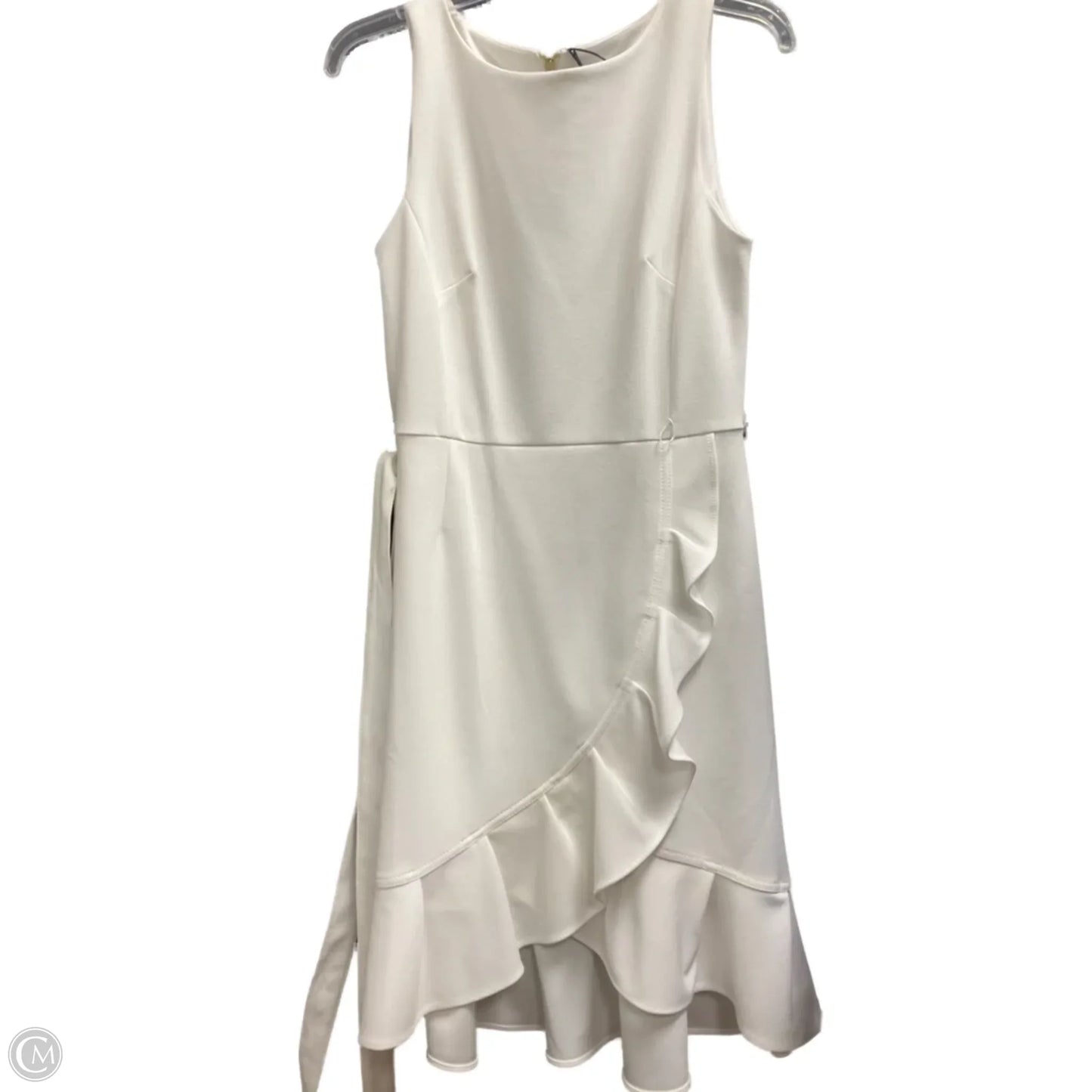 Dress Party Short By Calvin Klein In White, Size: 4