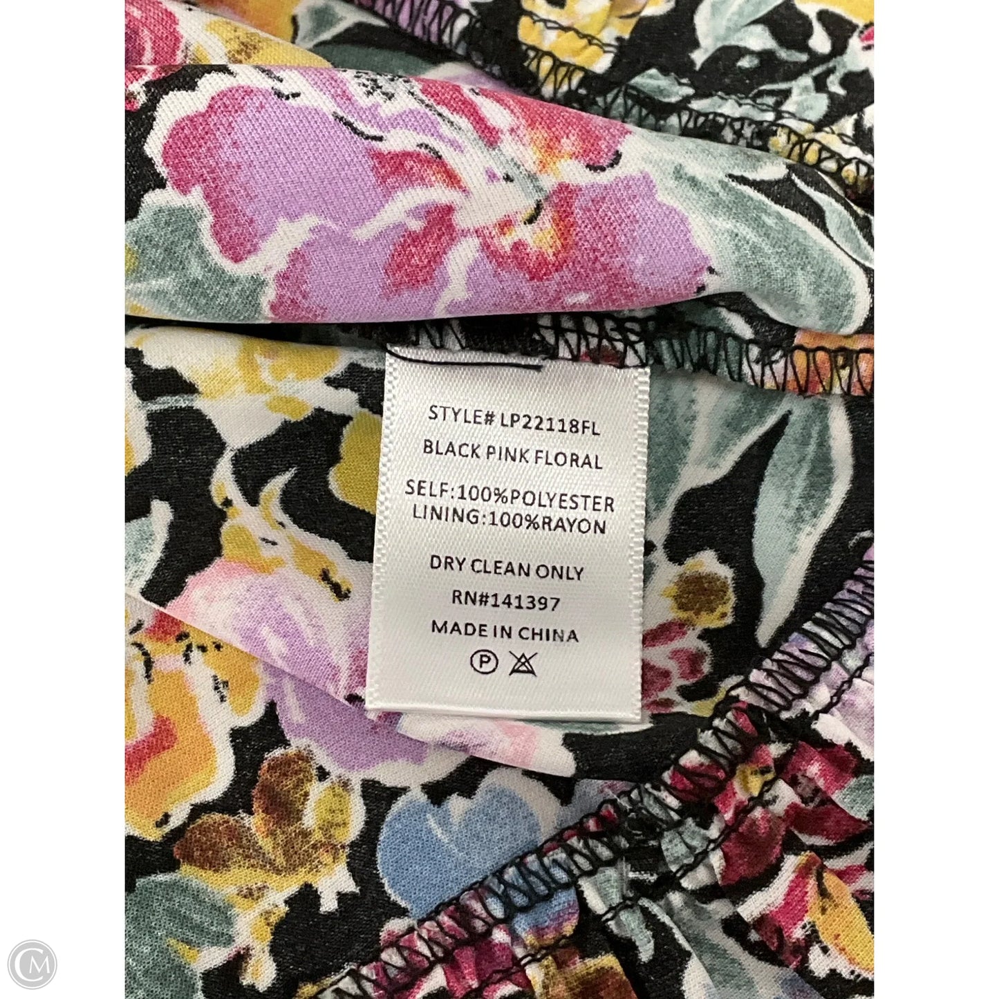 Romper By Clothes Mentor In Floral Print, Size: M