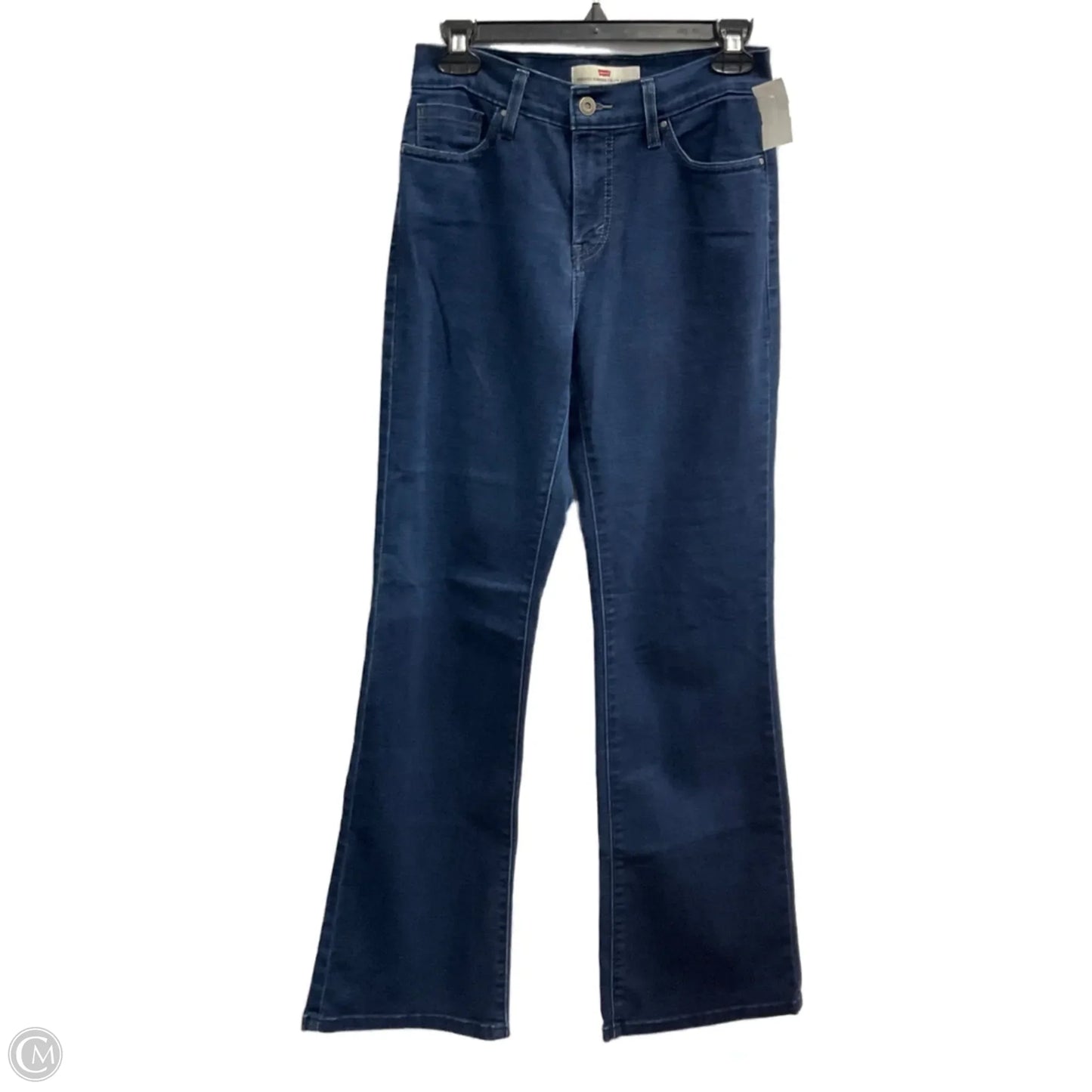 Jeans Boot Cut By Levis In Blue Denim, Size: 8