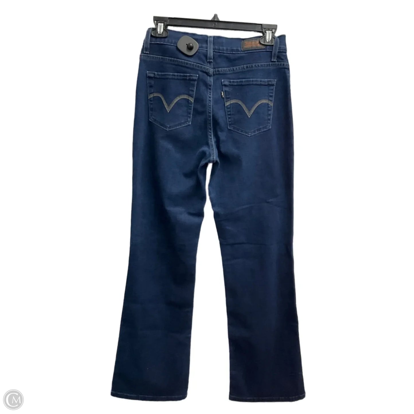 Jeans Boot Cut By Levis In Blue Denim, Size: 8