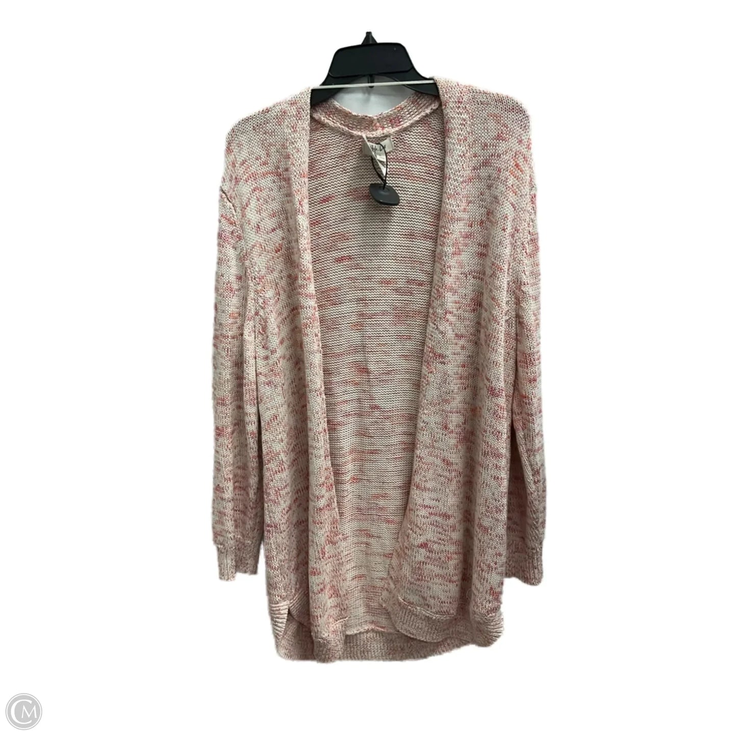 Cardigan By Style And Company In Pink & Tan, Size: Xl