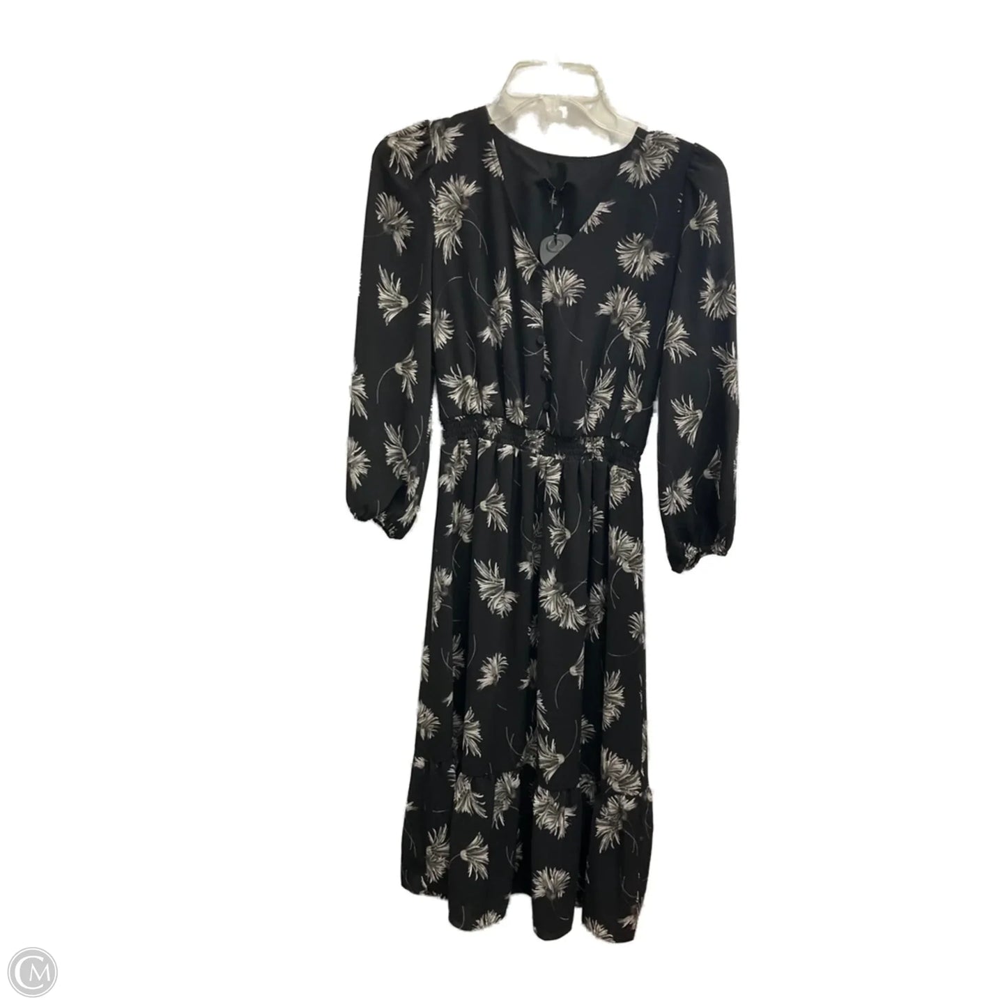 Dress Casual Short By Talbots In Black & Grey, Size: 2p