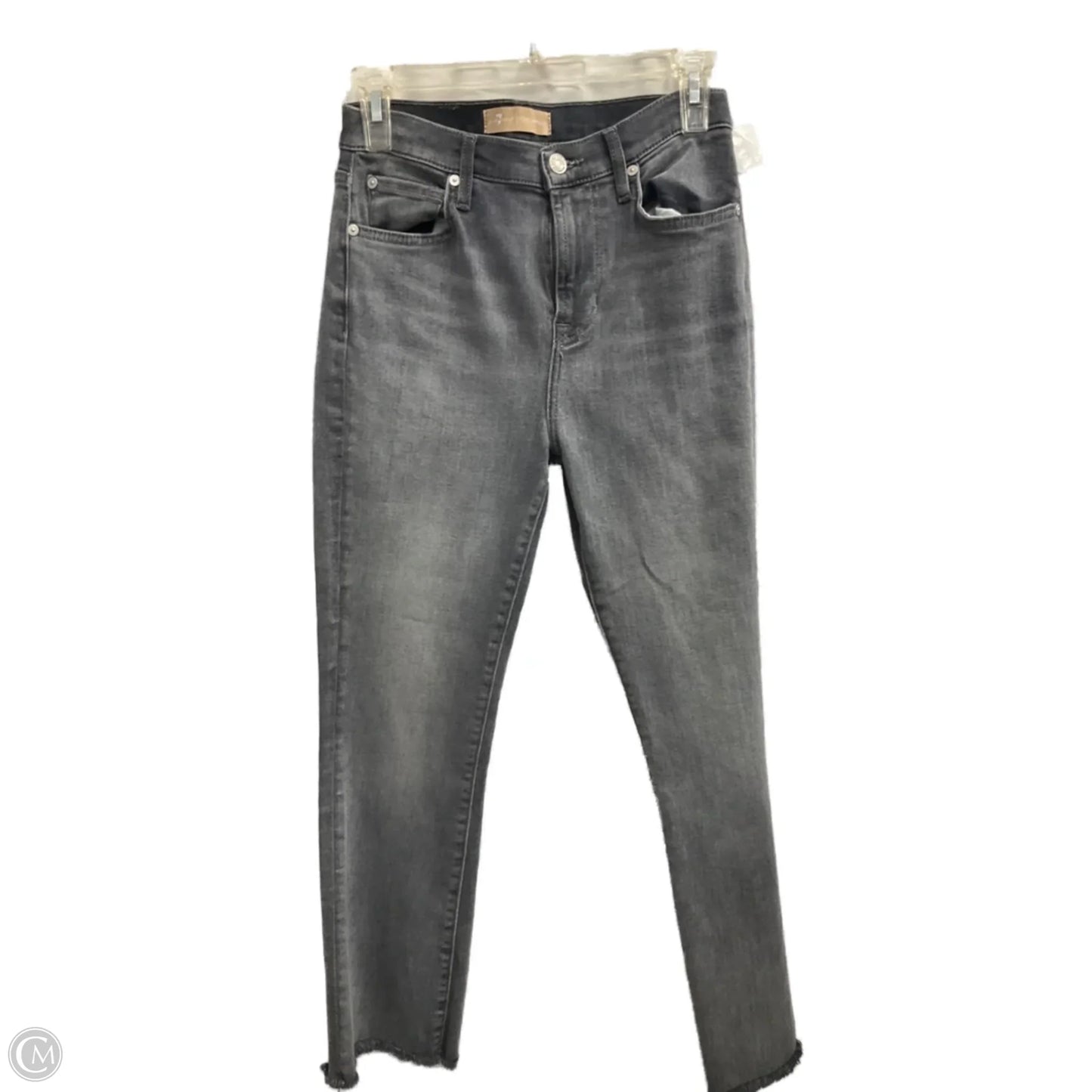 Jeans Cropped By 7 For All Mankind In Grey, Size: 2