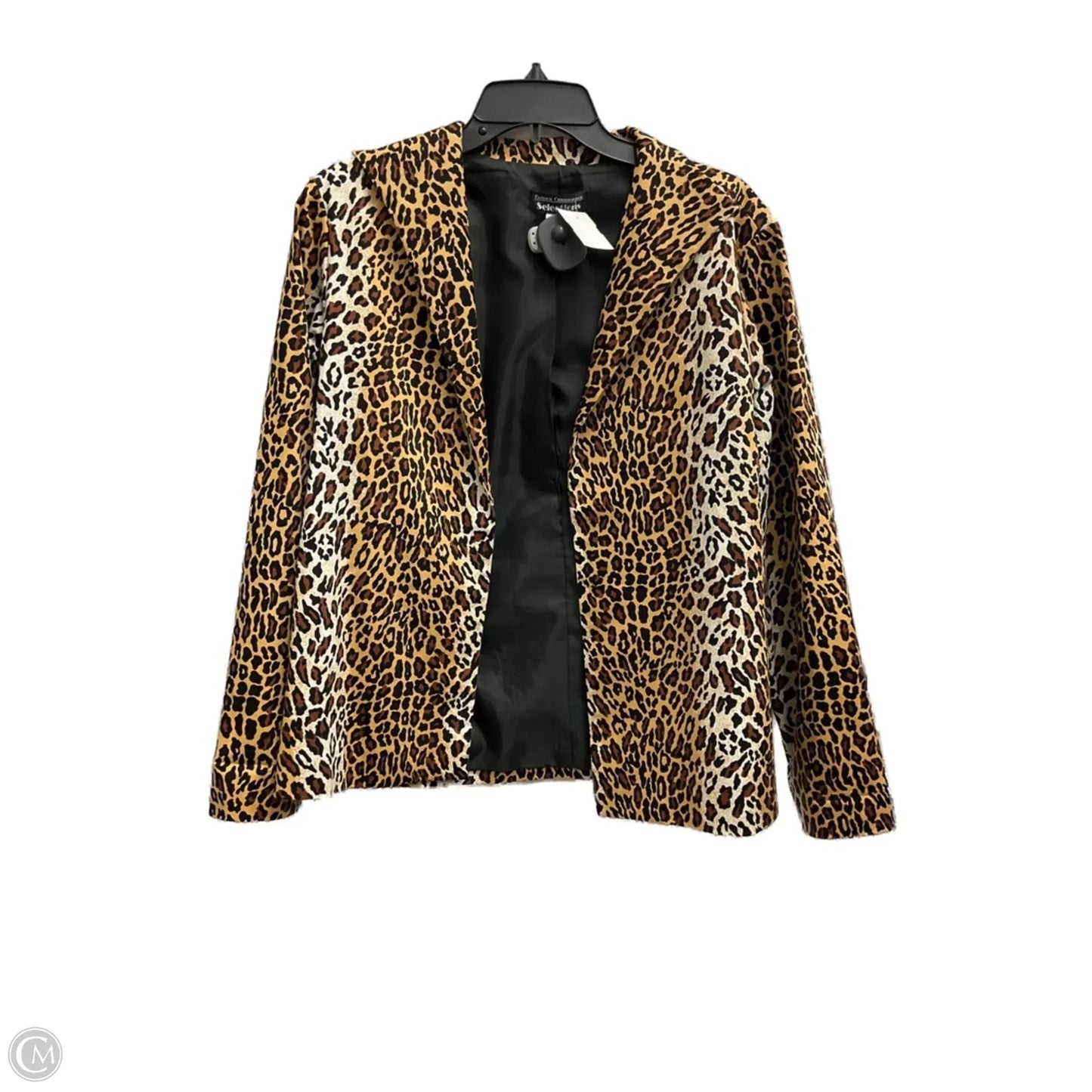 Blazer By Clothes Mentor In Animal Print, Size: M