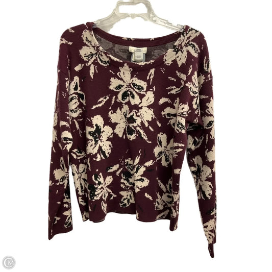 Sweater By Cynthia Rowley In Floral Print, Size: M