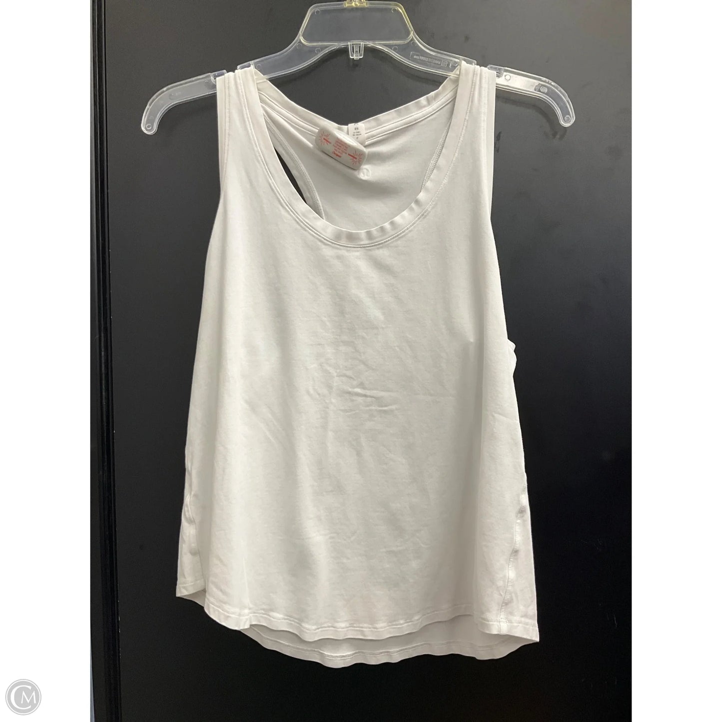 Athletic Tank Top By Lululemon In White, Size: 8