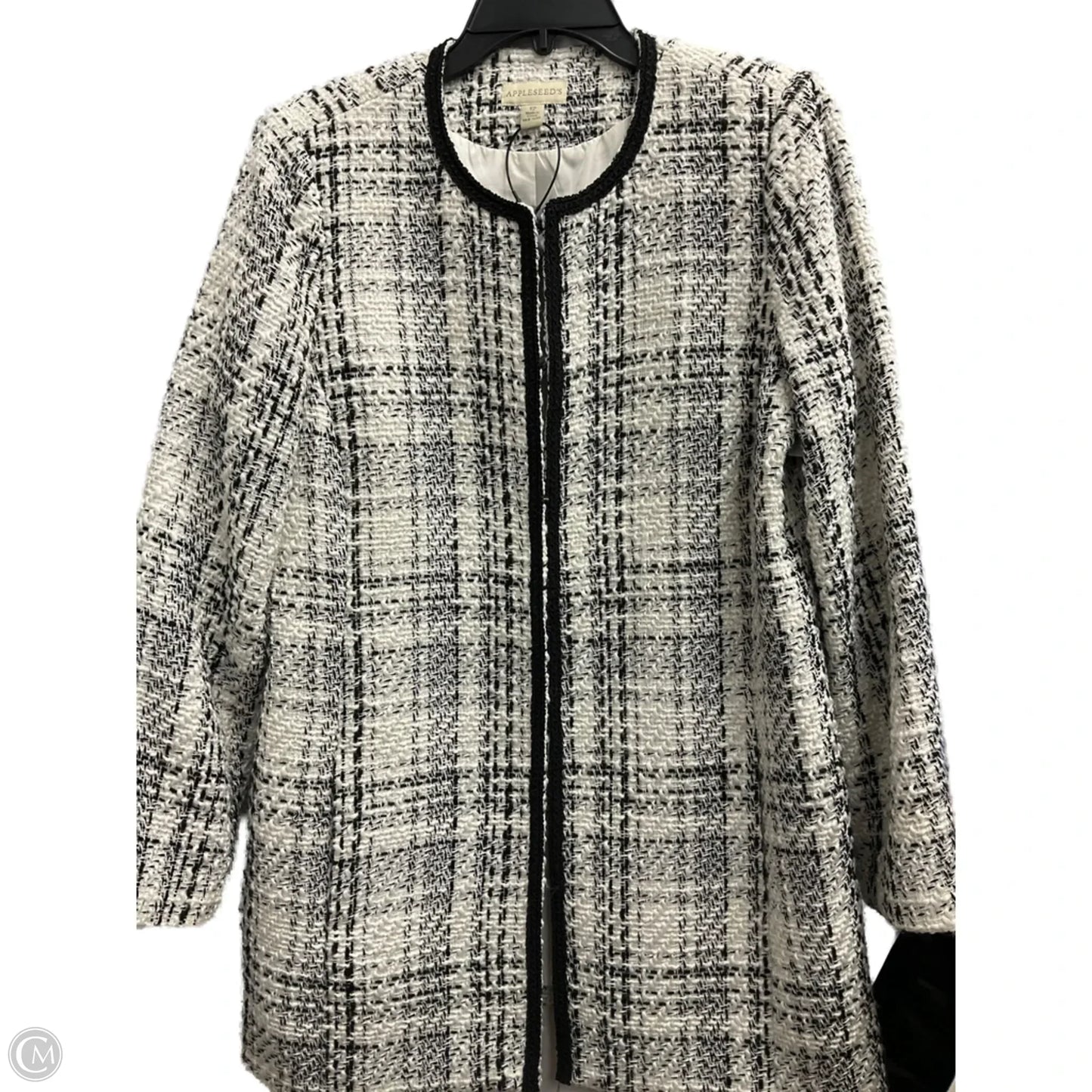 Coat Other By Appleseeds In Black & White, Size: 12