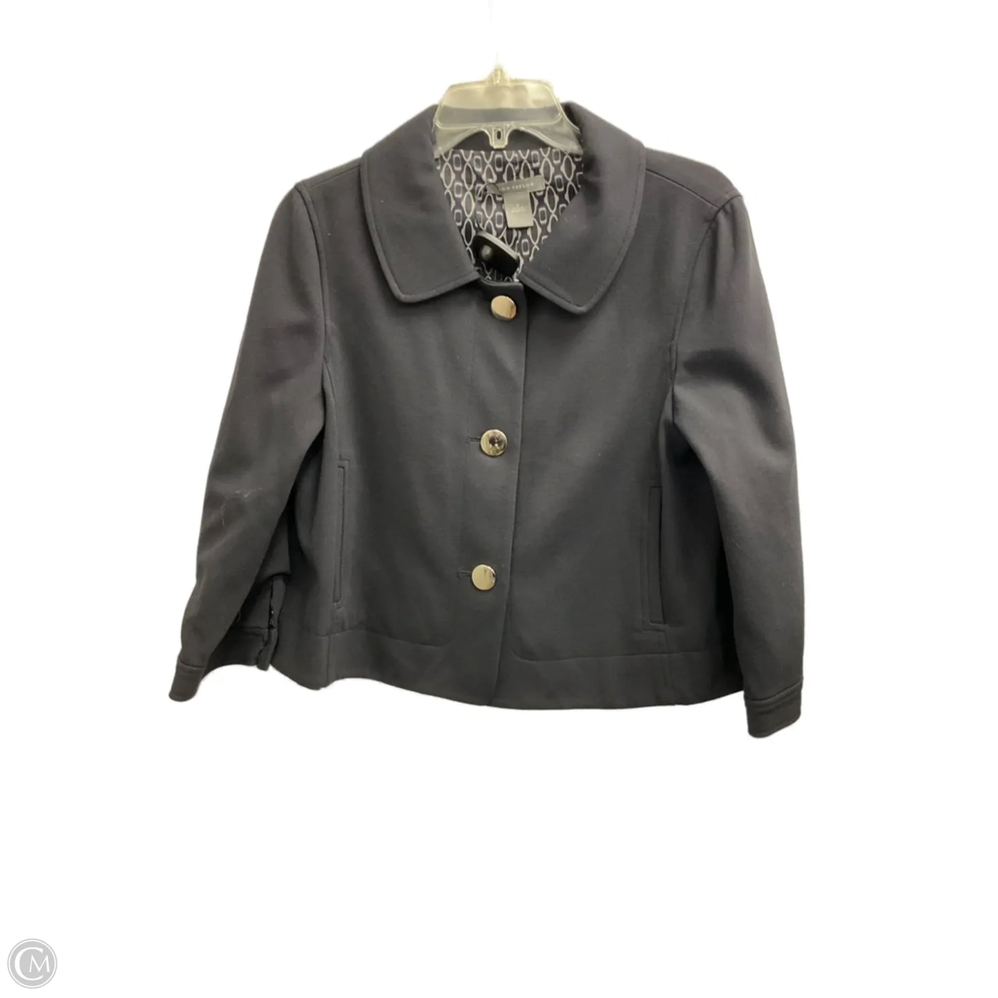 Jacket Other By Ann Taylor In Black, Size: 8